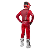 Alpinestars 2024 Racer Hoen Jersey, Red and Burgundy motocross jersey, men's off-road racing gear, rear view.