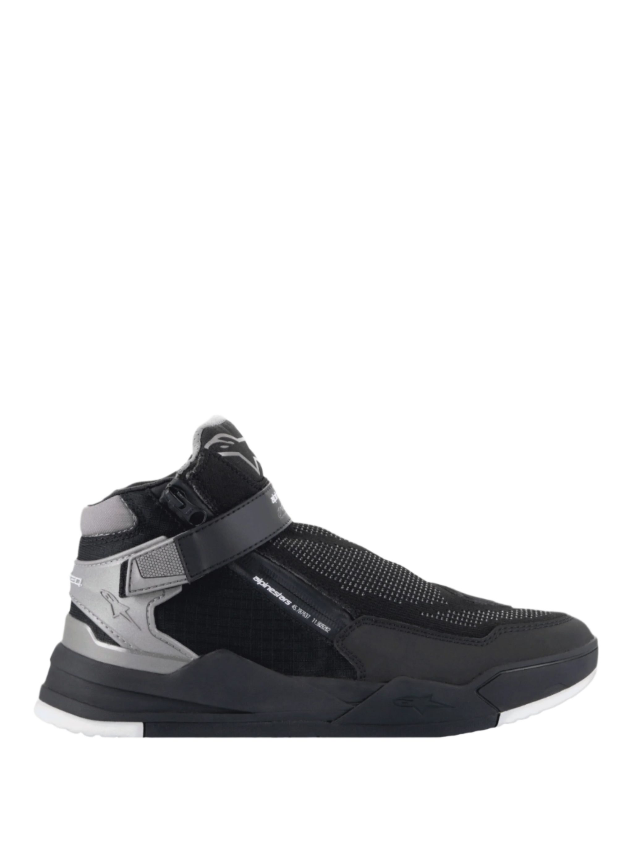 Alpinestars Speedflight Street Shoes, Men's Urban Motorcycle Riding Shoes, Black and Gun Metal, CE Certified, mesh upper.