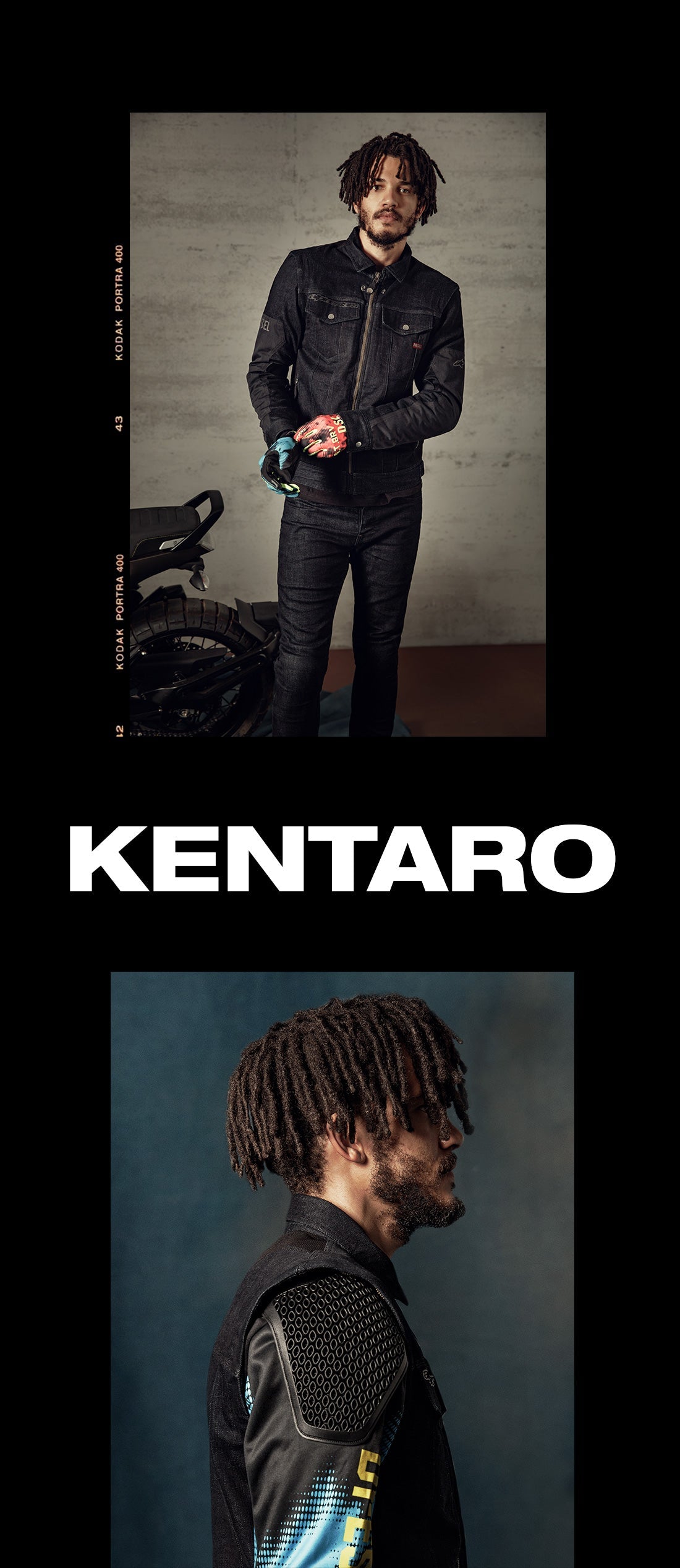 Alpinestars X Diesel AS-DSL Kentaro Denim - Motorcycle Jacket
