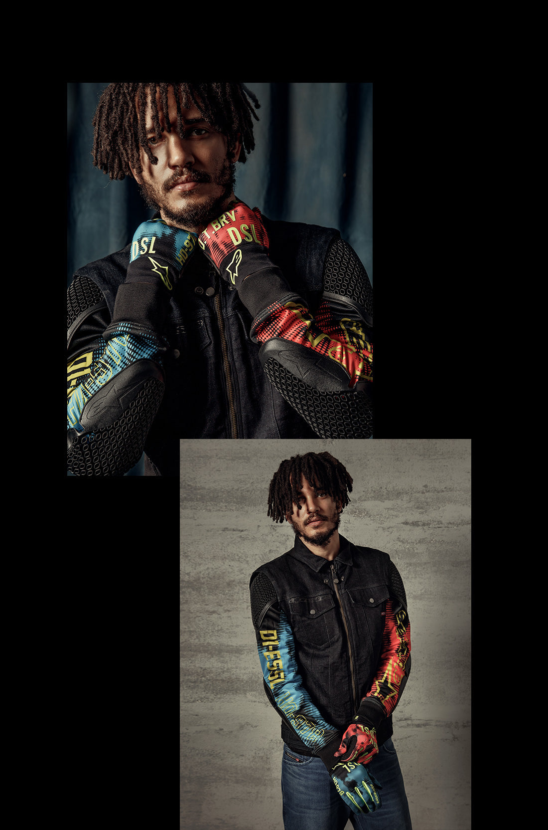 Alpinestars X Diesel AS-DSL Kentaro Denim - Motorcycle Jacket