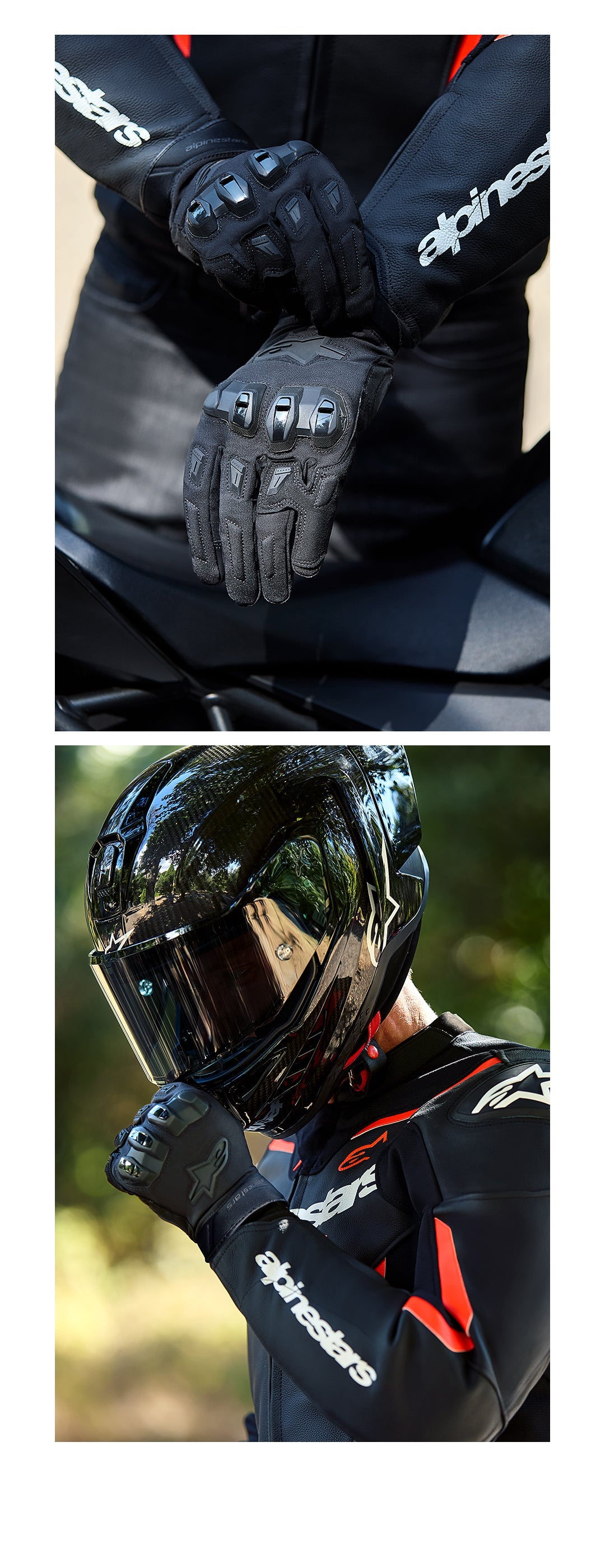 SP X Z WP Gloves - BLACK RACING/SPORT Gloves