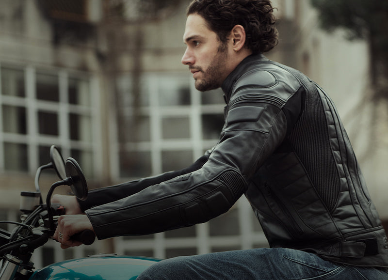 ALPINESTARS X DIESEL AS-DSL Shiro - Black Motorcycle Jacket