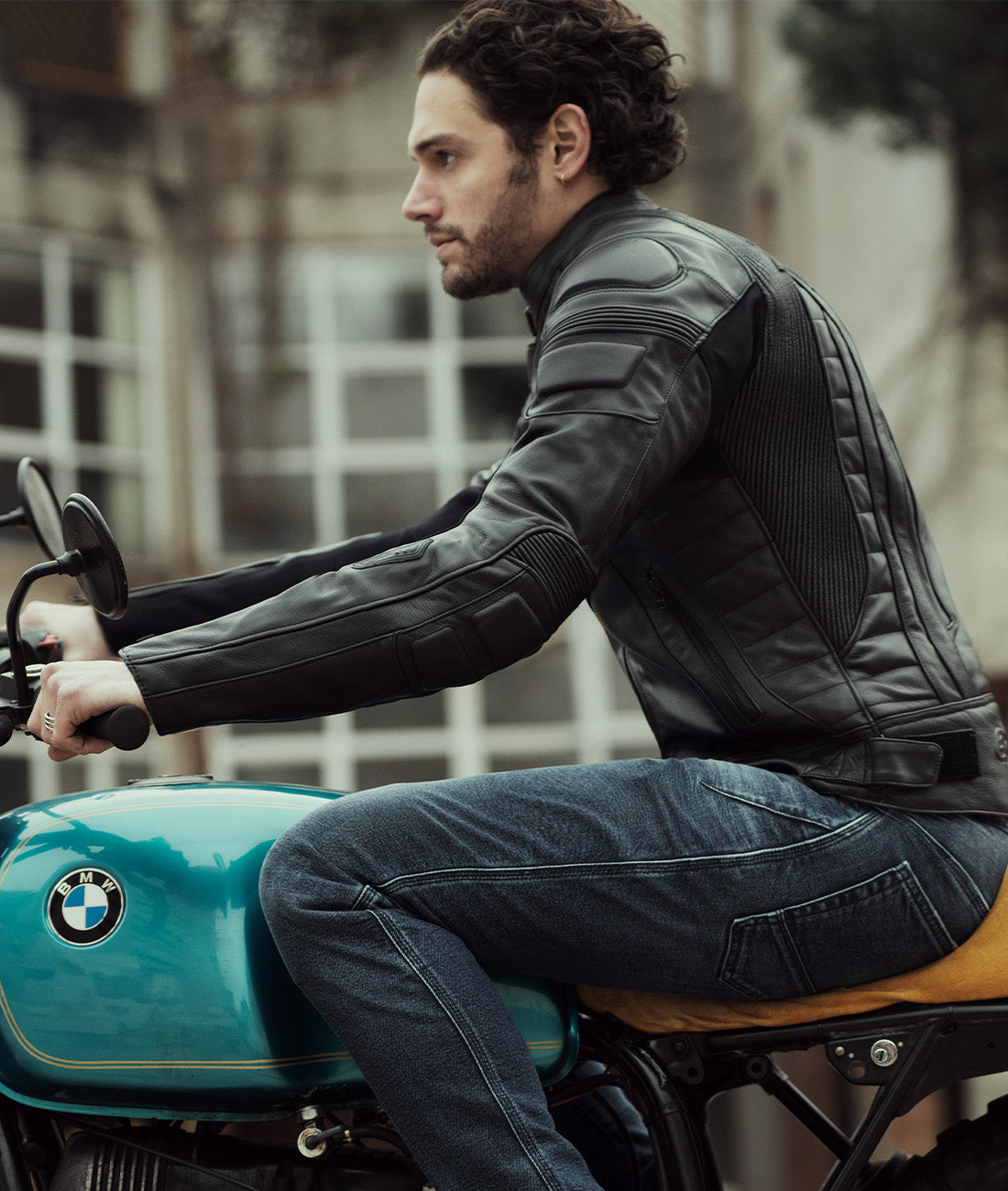 ALPINESTARS X DIESEL AS-DSL Shiro - Black Motorcycle Jacket