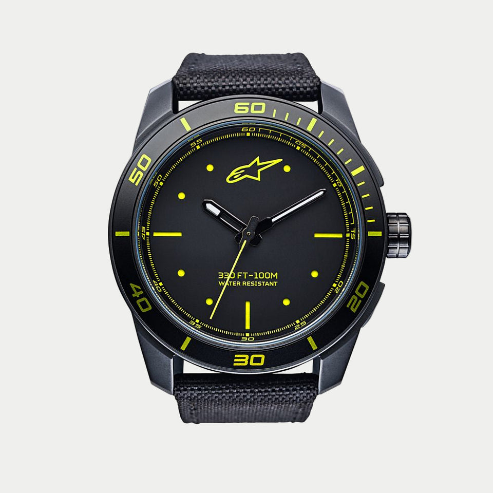 Tech Watch 3H Black-Black/Yellow