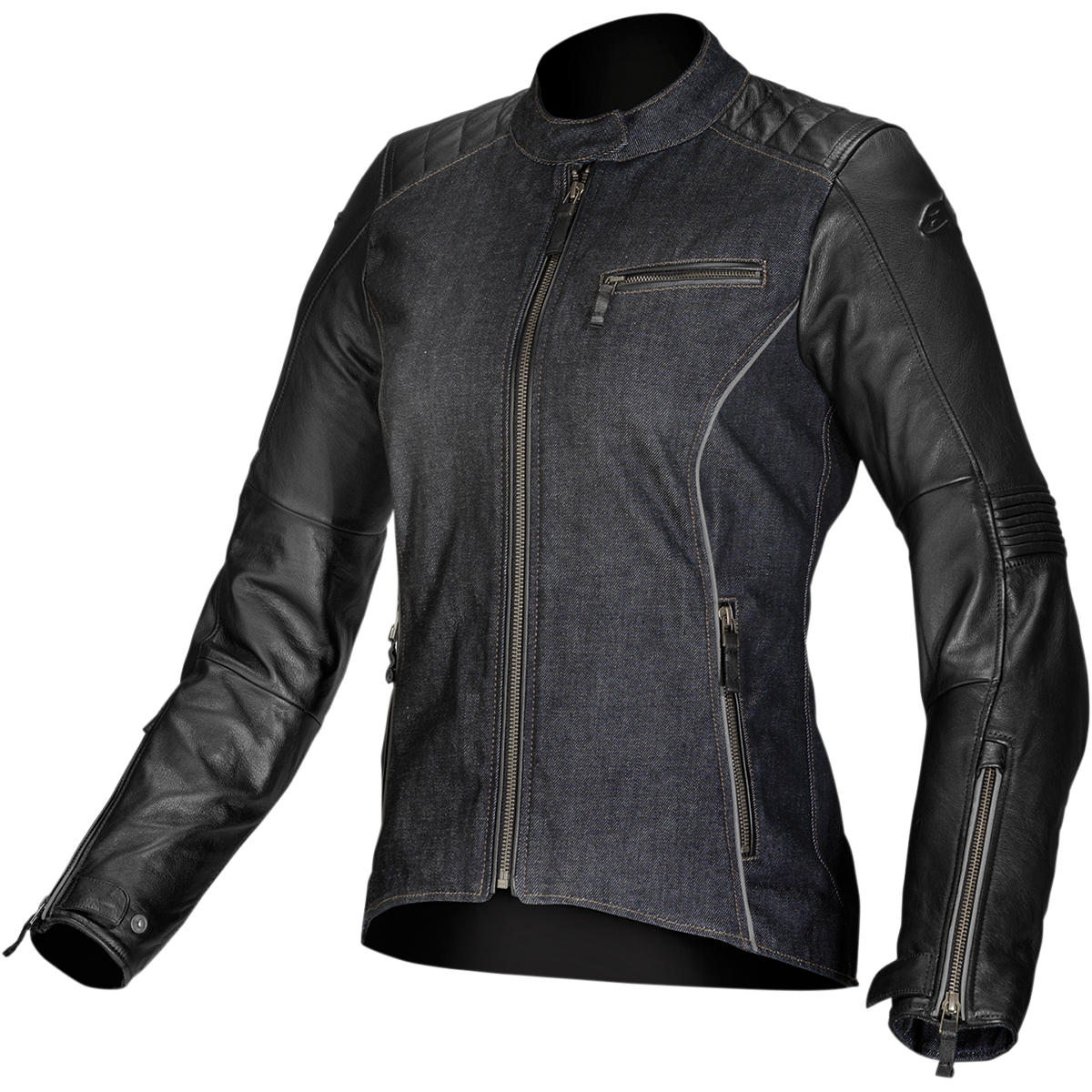 Stella Renee Denim/Leather Jacket
